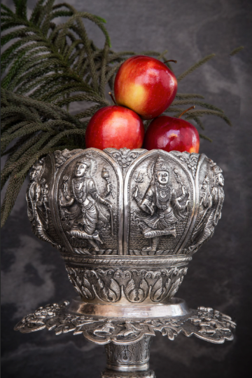 Ashta Lakshmi Enthroned Among the Nats