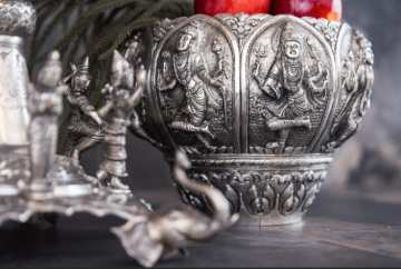 Ashta Lakshmi Enthroned Among the Nats